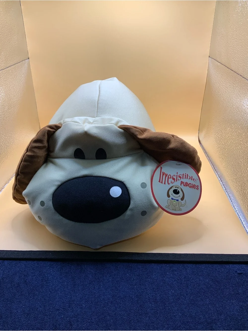 Vintage Idea Nova Brown Puppy Dog Micro Bead Stuffed Animal NEW (1244)